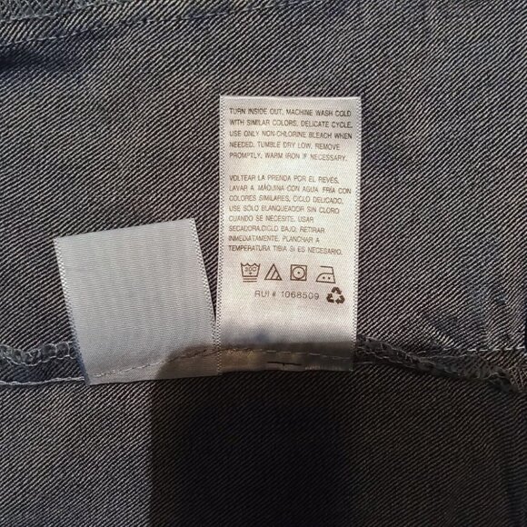 Wallflower Dreamer Tessa Denim Hoodie Trucker Jacket Blue Grey Size XS - Picture 9 of 10